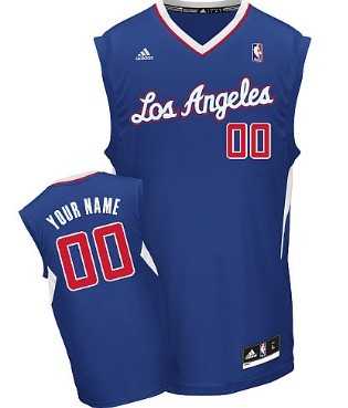 Men & Youth Customized Los Angeles Clippers Blue Jersey
